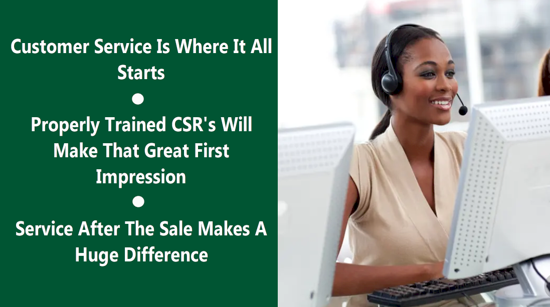 Customer service is where it all starts